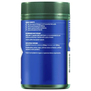 (PRE ORDER) Nature's Own Plant Based Omega 125 Capsules shelf life 2yrs